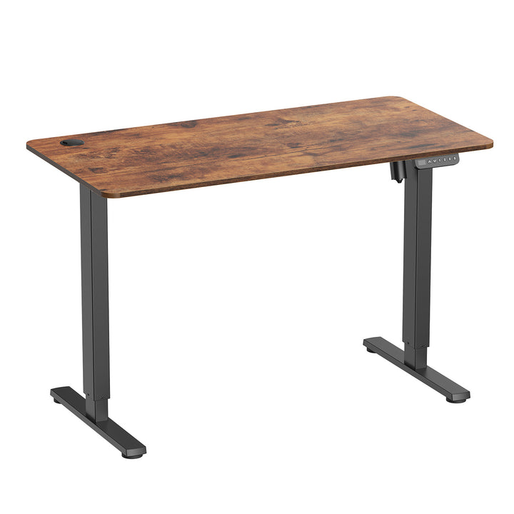 Ergo Office Schreibtisch mit elektrischer Höhenverstellung, für stehendes und sitzendes Arbeiten, max. Höhe 114 cm, ER-451