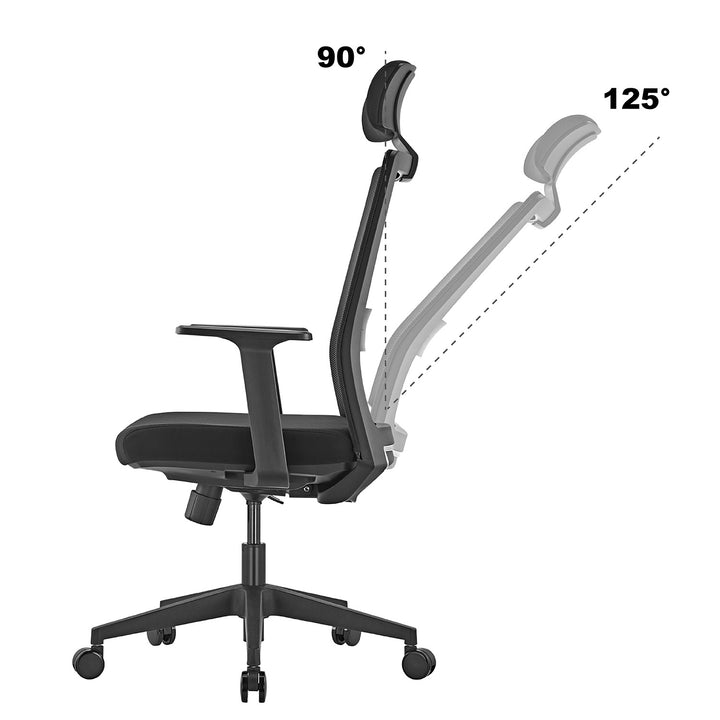 Ergo Office Premium ergonomischer Bürostuhl mit hoher Rückenlehne, max. 150 kg, ER-425