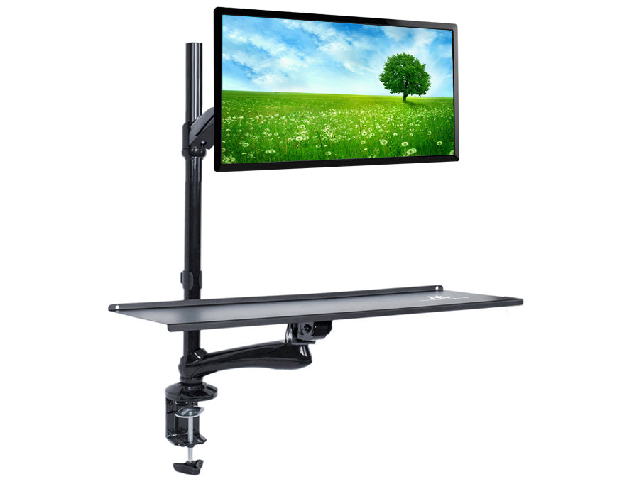 Workstation Screen Keyboard Arm Bracket