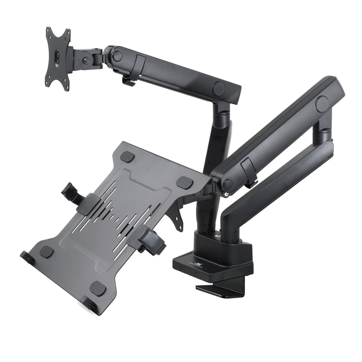 Maclean MC-813 Dual Monitor Bracket Desk Mount Holder For Monitor & Laptop 17" - 32" 8kg VESA Universal