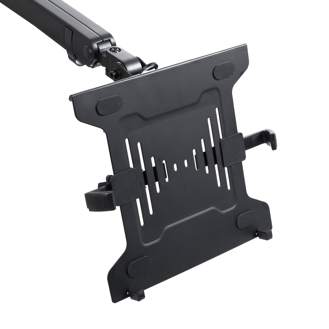 Maclean MC-813 Dual Monitor Bracket Desk Mount Holder For Monitor & Laptop 17" - 32" 8kg VESA Universal