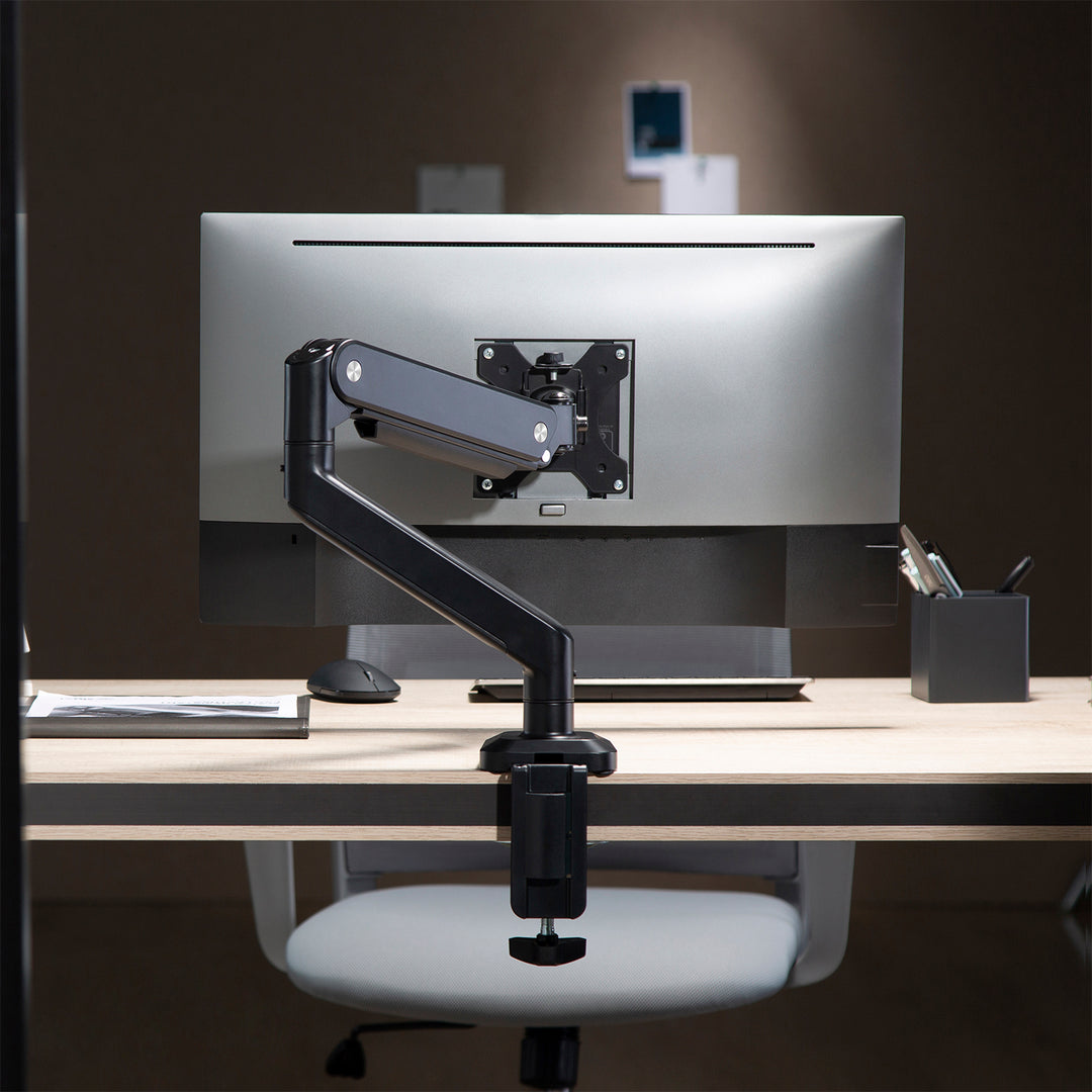 Ergo Office ER-445 Monitorhalterung, Bildschirmarm 17"-35" Grau/Silber VESA 75x75, 100x100