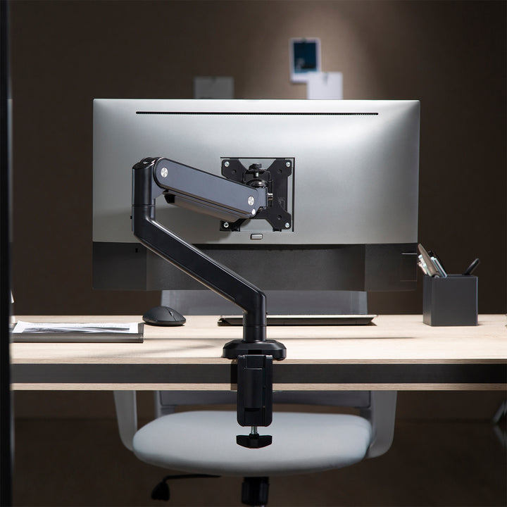 Ergo Office ER-445 Monitorhalterung, Bildschirmarm 17"-35" Grau/Silber VESA 75x75, 100x100