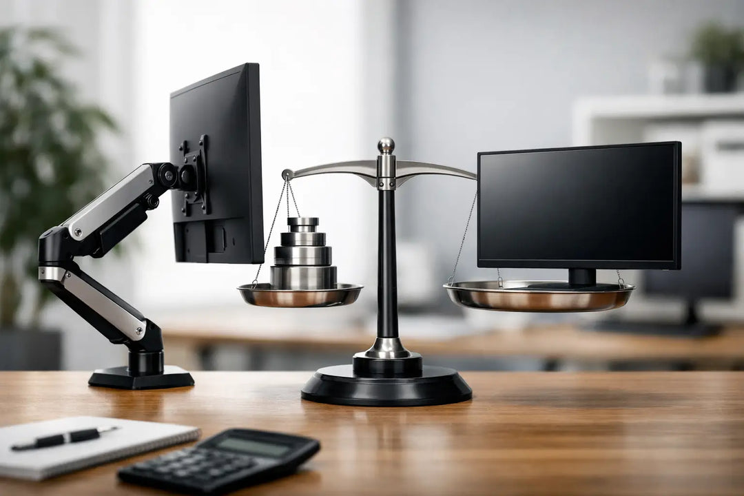 Die Monitorarm-Traglast richtig berechnen