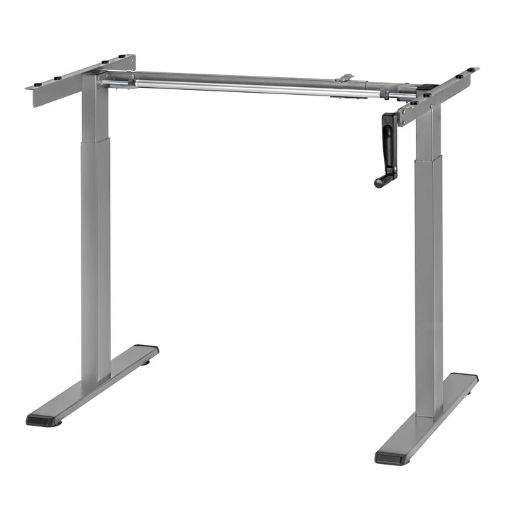 Maclean desk, manual height adjustment, without top, for standing and sitting work, max 60kg, max height 120cm, MC-790NG