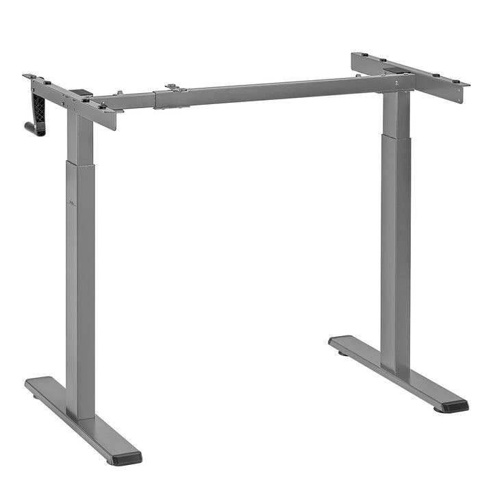 Maclean desk, manual height adjustment, without top, for standing and sitting work, max 60kg, max height 120cm, MC-790NG