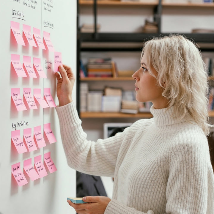 Ergo Office mobile dry erase board, vertical orientation, white, single sided, with shelf, board dimensions 1190x790mm, ER-305