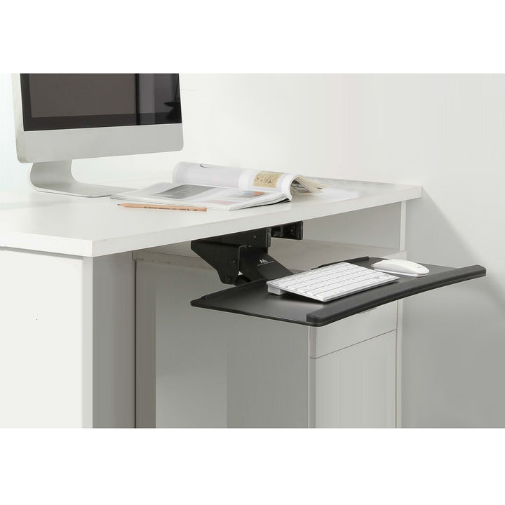 Maclean MC-757 Toetsenbord Bureauhouder Toetsenbord en muis onder Bureaublad 67cm Surface Holder Pad