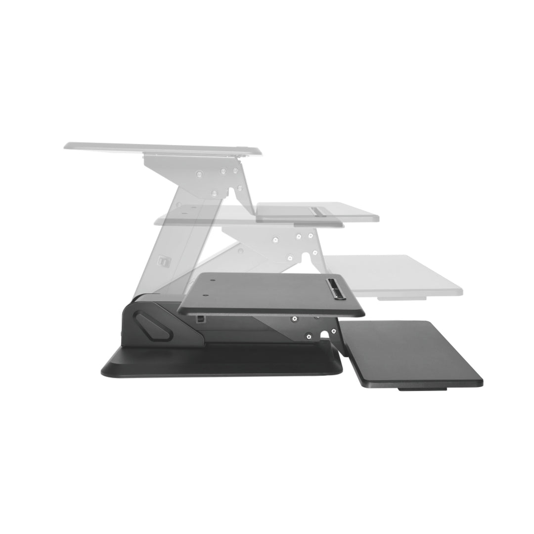 Maclean Brackets MC-792 - Sit & Stand Workstation with Keyboard Tray