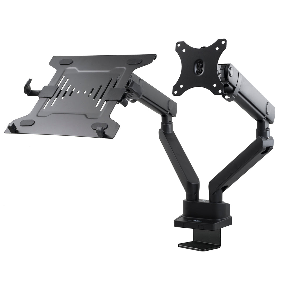 Maclean MC-813 Dual Monitor Bracket Desk Mount Houder Voor Monitor &amp; Laptop 17" - 32" 8kg VESA Universeel