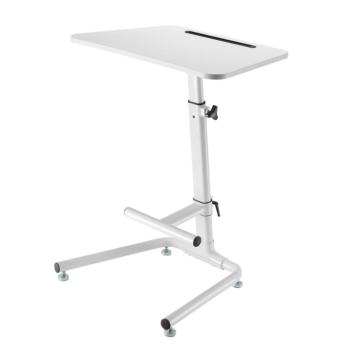 Maclean MC-849 Laptop Desk Stand Footstool Anti-Slip Footstool Adjustable Ergonomic Position Sitting Standing