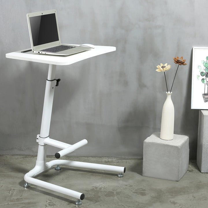 Maclean MC-849 Laptop Desk Stand Fußhocker Anti-Rutsch-Fußhocker Einstellbare ergonomische Position Sitzen Stehen