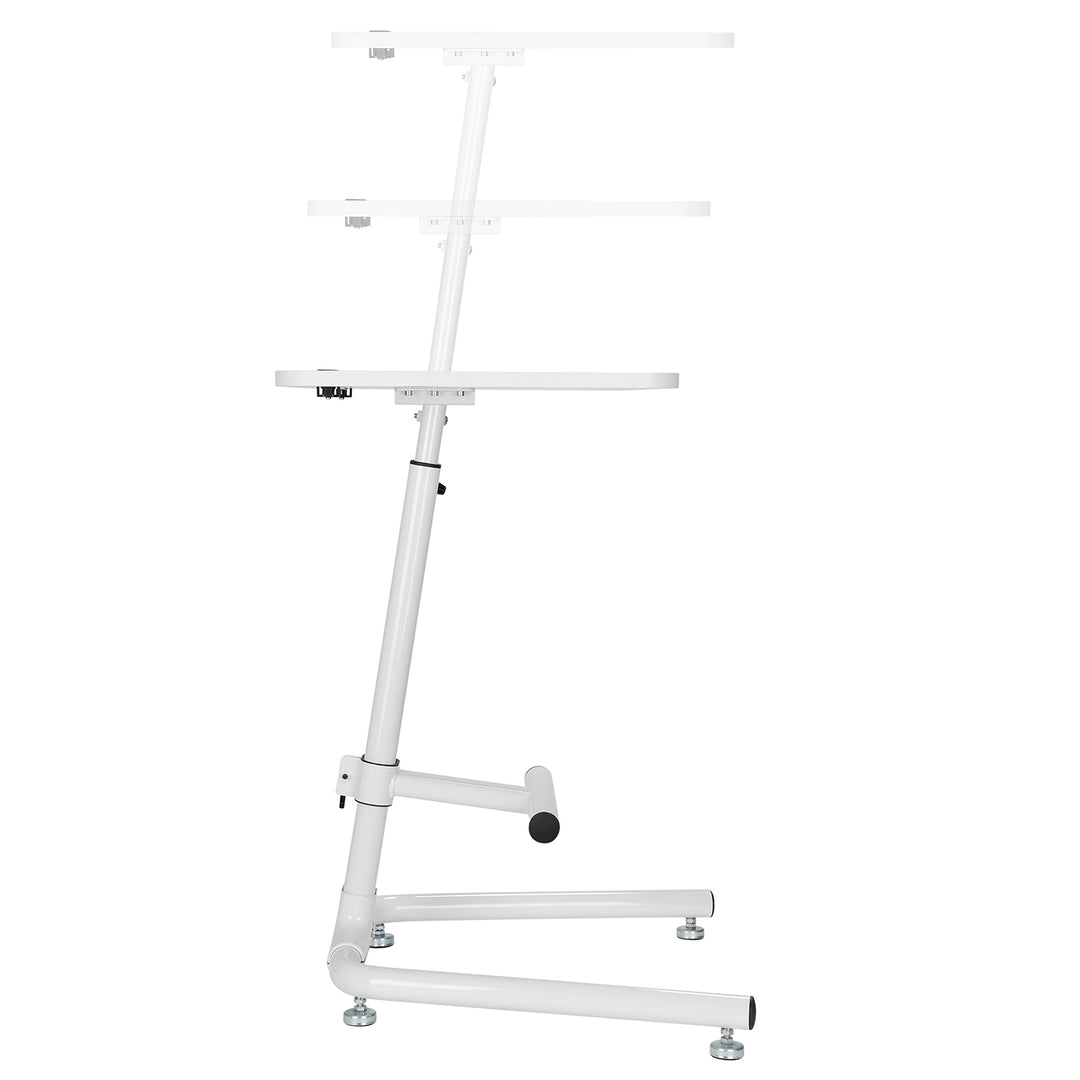 Maclean MC-849 Laptop Desk Stand Fußhocker Anti-Rutsch-Fußhocker Einstellbare ergonomische Position Sitzen Stehen