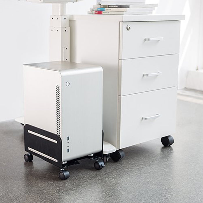 Universal Computer Stand Cart with wheels Mobile CPU up to 10kg Cart PC Desktop