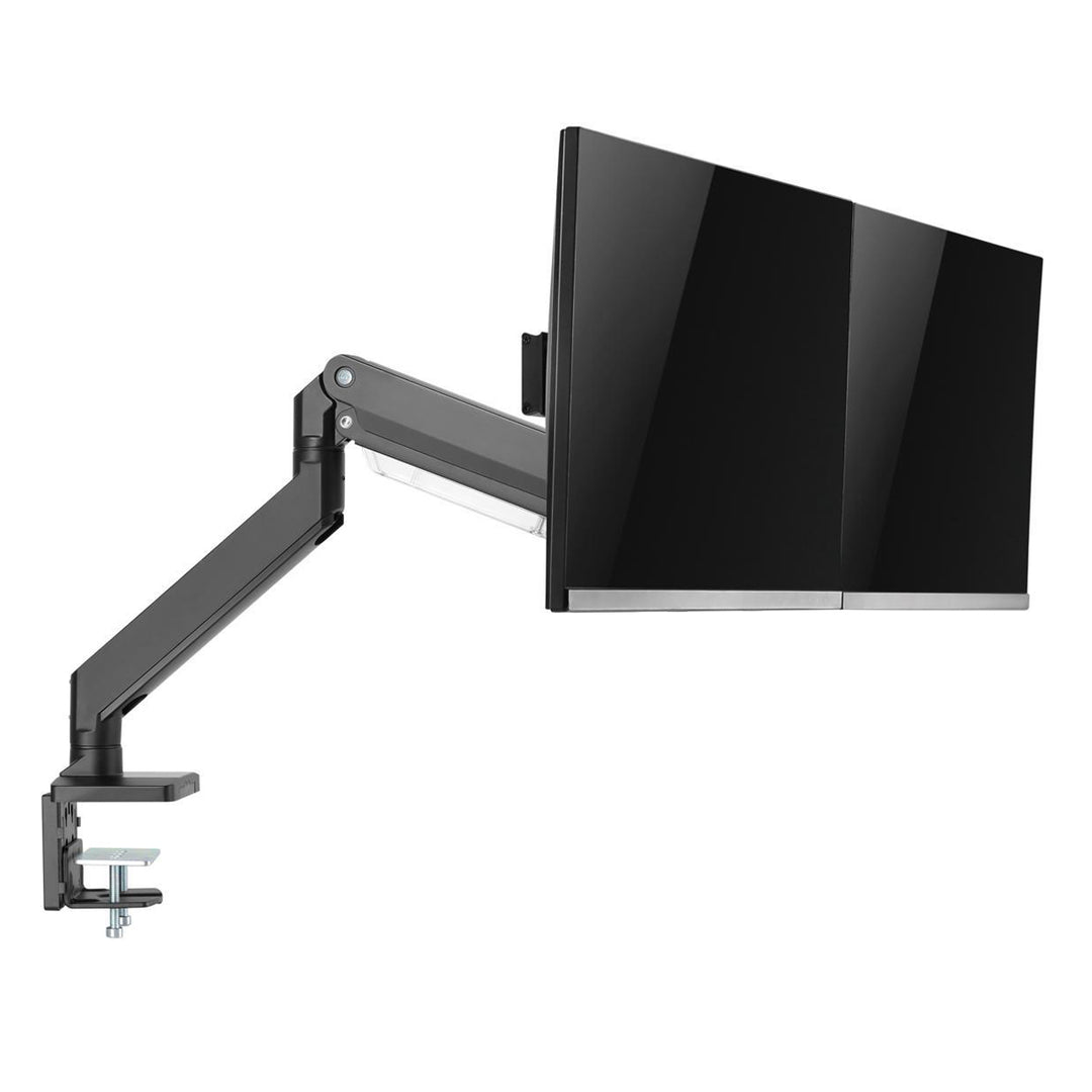 NanoRS RS115 Monitor Bracket Desk Mount Double Arm LED LCD Gaming Universal 17'' - 32" 8kg VESA