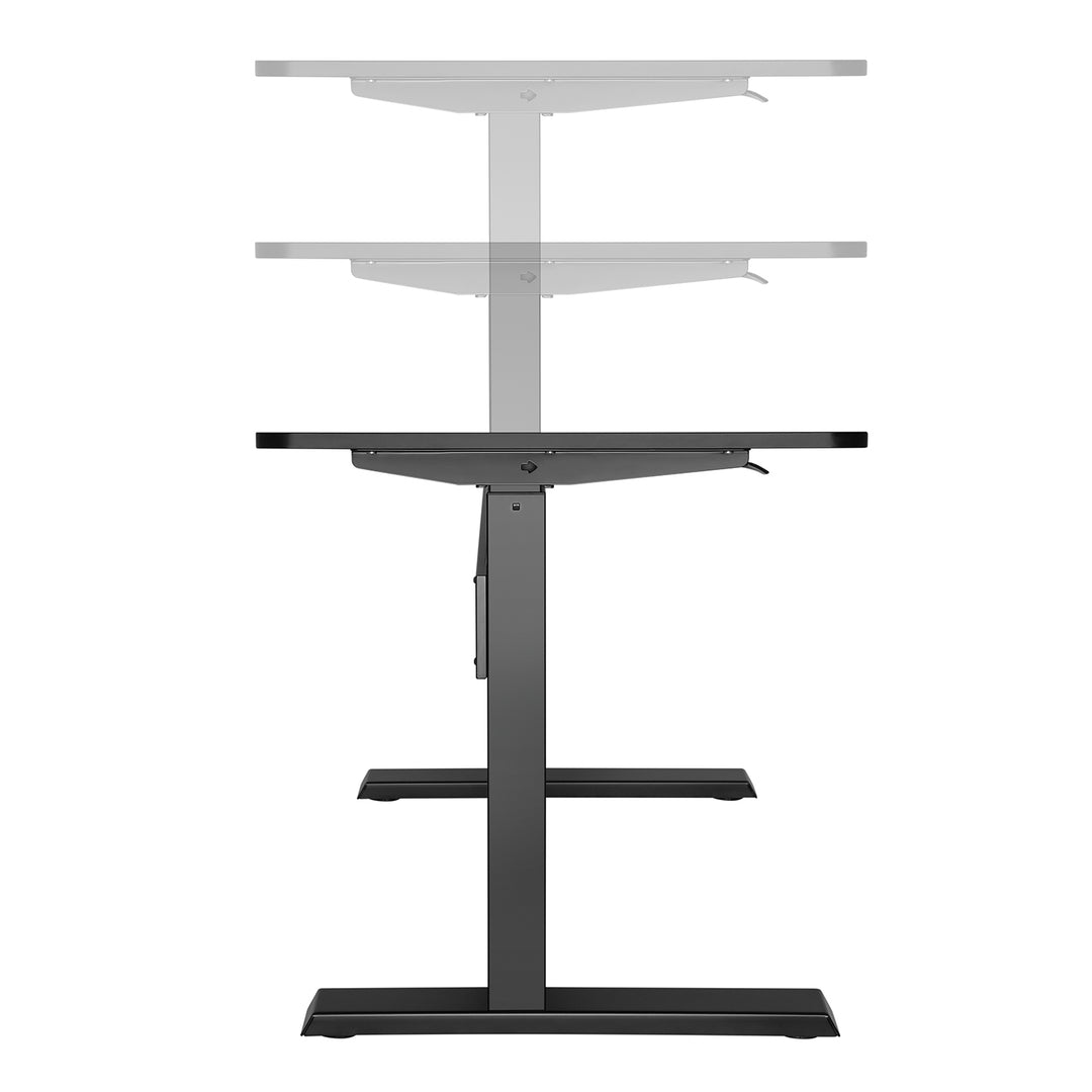 Maclean MC-887 Desk 2-in-1, Gas Spring, Height Adjustment, for Standing and Sitting, max height 115cm