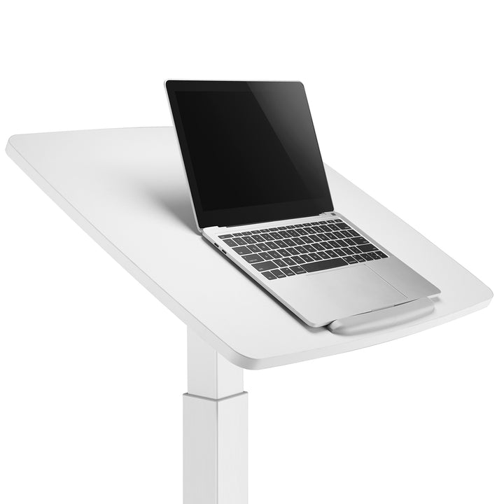 Laptop-Schreibtisch, ergonomischer Ständer, Sitztisch, höhenverstellbare Räder, Heimbüro, tragbar