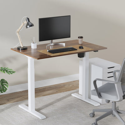 Ergo Office ER-403 Sit-stand Desk Table Frame Electric Height Adjustable Desk Office Table Without Table Top White