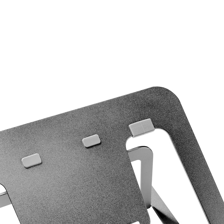 Ultra slim, foldable aluminum laptop stand ERGOOFFICE.EU, gray, suitable for 11-15'' laptops, ER-416 G