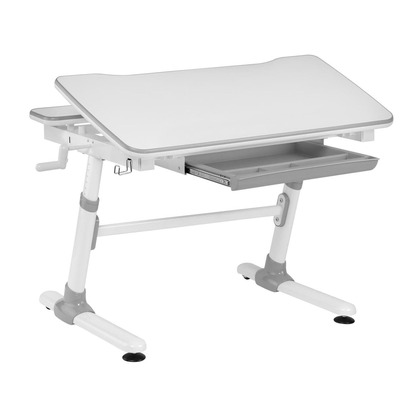 Ergo Office children ergonomic height adjustable desk, grey, max 100kg, ER-417 2cz
