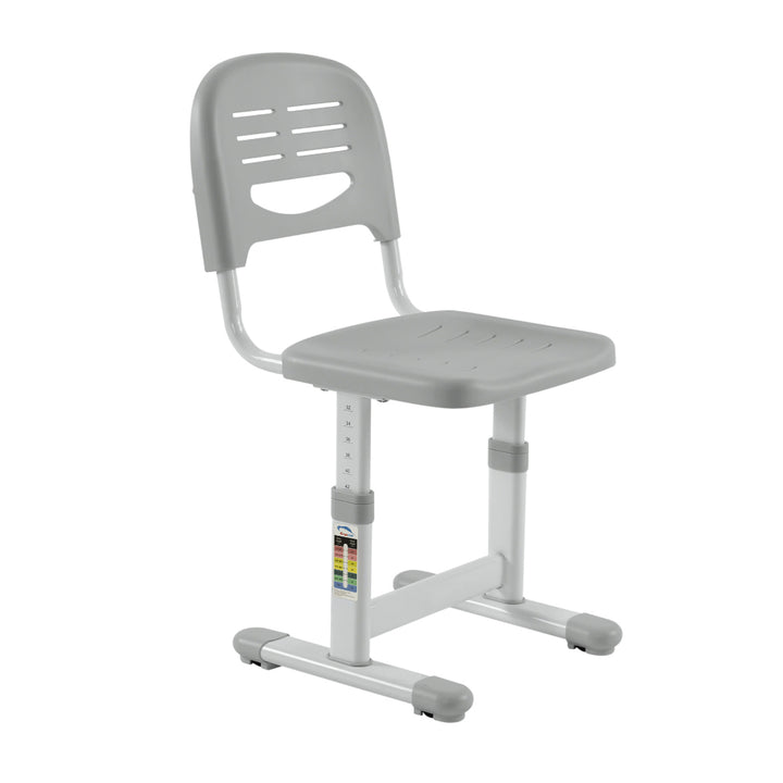 Ergo Office ER-418 Kids Höhenverstellbarer ergonomischer Schreibtisch mit Stuhlset max. 75kg Manuelle Einstellung Neigung 40°