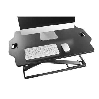 Ergo Office ER-419 Monitor Laptop Ständer Schreibtisch Höhenverstellbar Stehend Sitzend Arbeiten Ultradünn 10kg