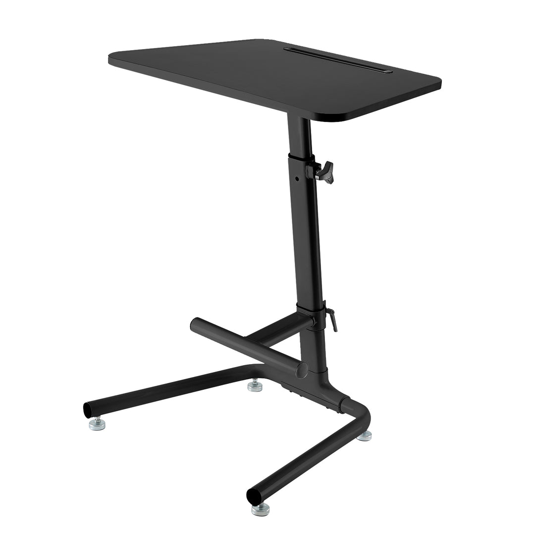 Maclean MC-849B Adjustable Stand Table Universal Height 77 to 120 cm Footrest