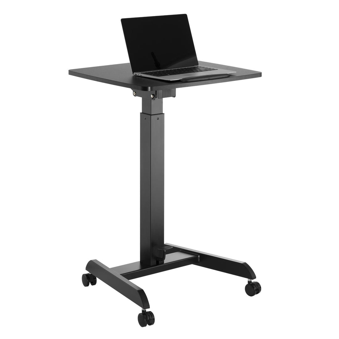 MacleanMC-892B  Laptop Desk Stand Sit Height Adjustable Pedal Tiltable Universal Ergonomic Portable