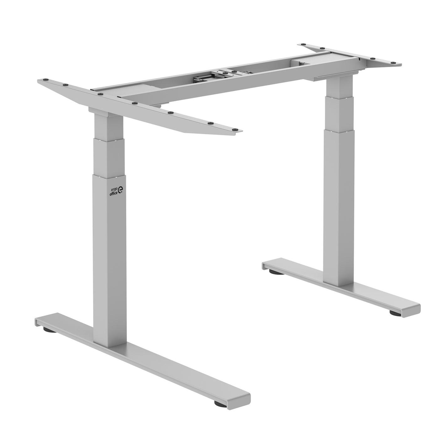 Ergo Office corner electric desk without top, for standing and sitting work, max. 125kg max. height 1280mm, ER-432