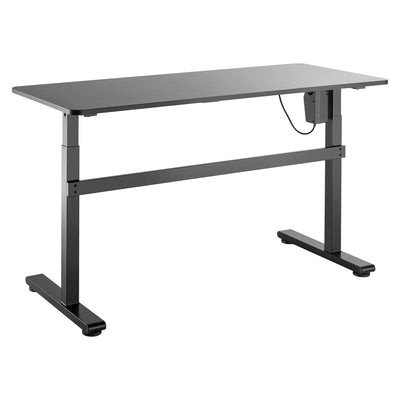 Ergo Office ER-434 Elektrisch höhenverstellbarer Sitz-Steh-Schreibtisch mit Tischplatte Grau