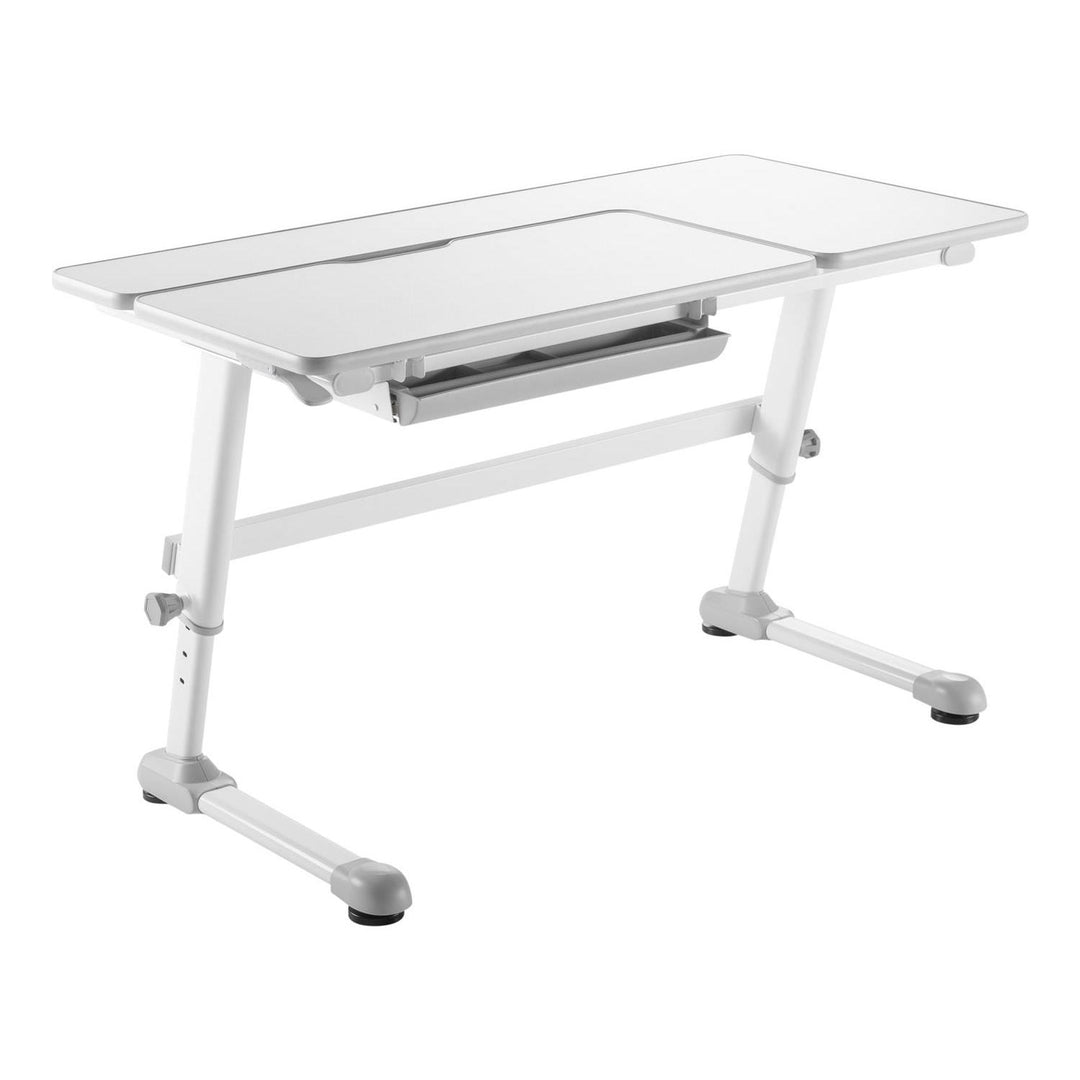 ERGOOFFICE Kids Ergonomic Desk with Adjustable Height max. 75cm, 60 - 76 cm,