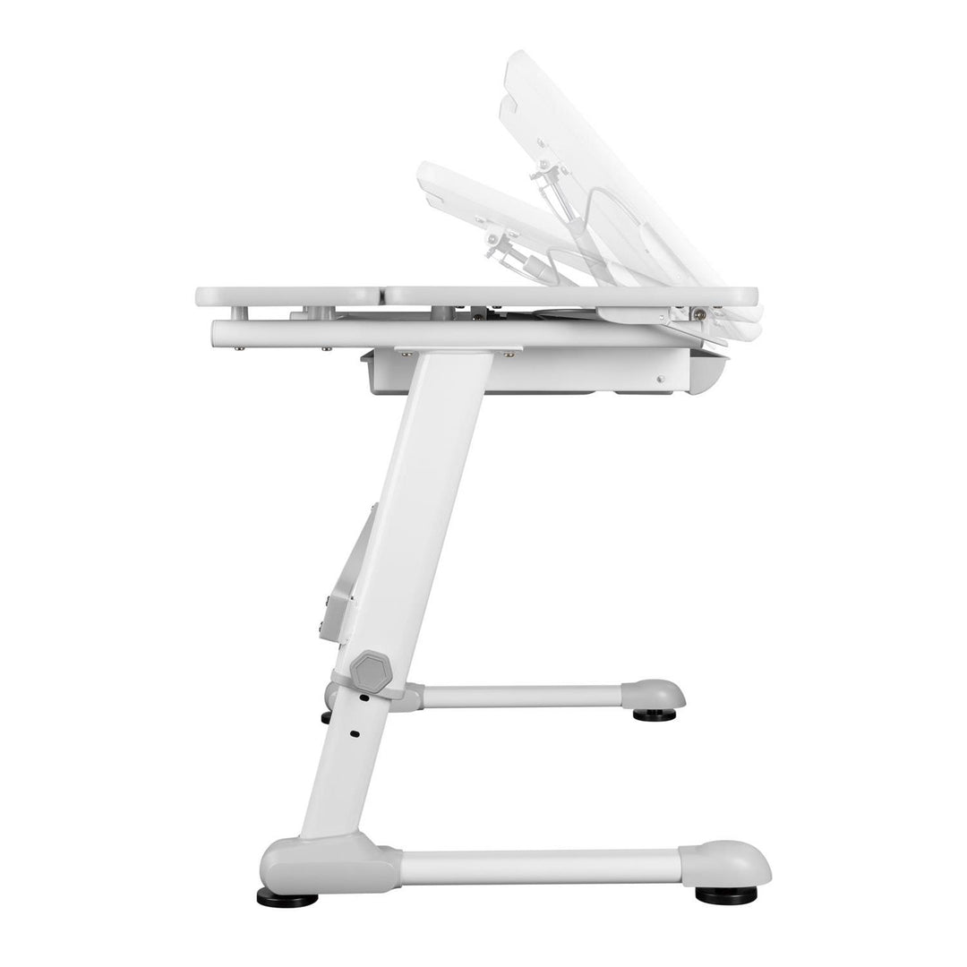 ERGOOFFICE Kids Ergonomic Desk with Adjustable Height max. 75cm, 60 - 76 cm,