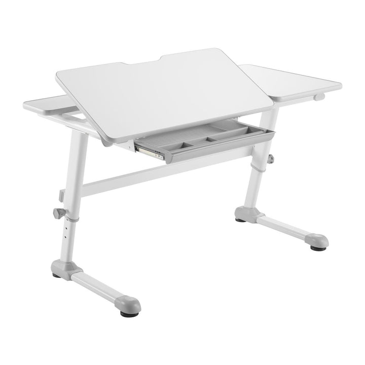 ERGOOFFICE Kids Ergonomic Desk with Adjustable Height max. 75cm, 60 - 76 cm,