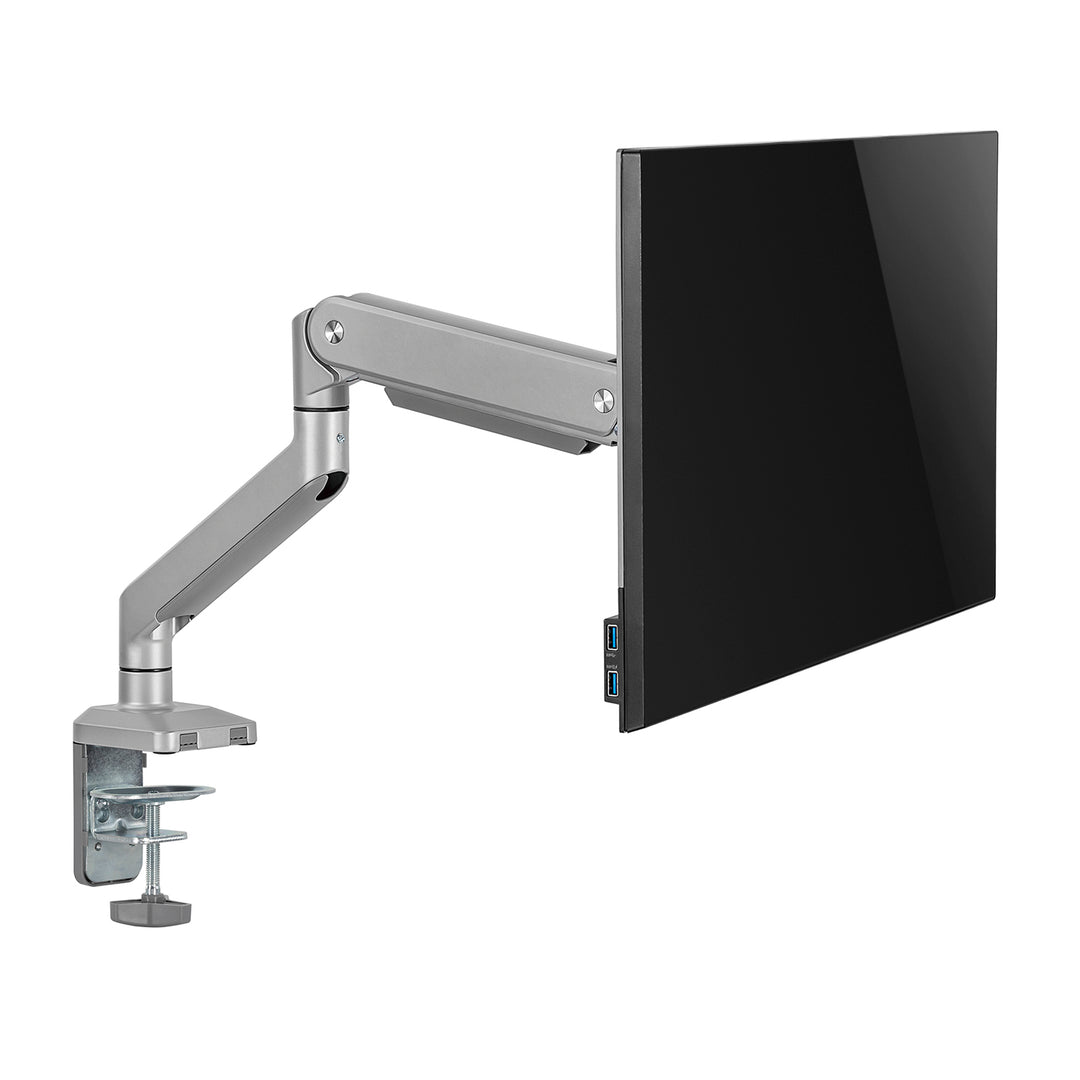 Ergo Office ER-447 Monitorständer Bildschirmarm 17"-32" Silber VESA 75x75, 100x100