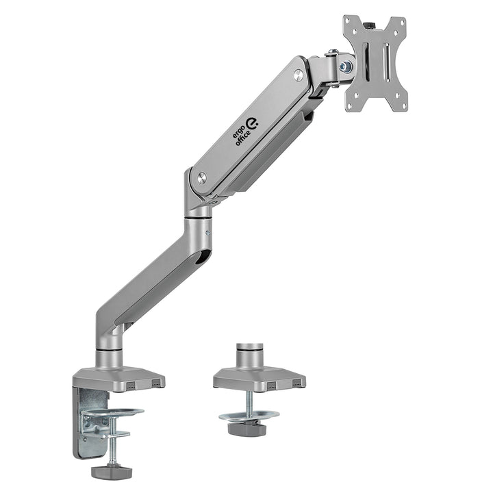 Ergo Office ER-447 Monitorständer Bildschirmarm 17"-32" Silber VESA 75x75, 100x100