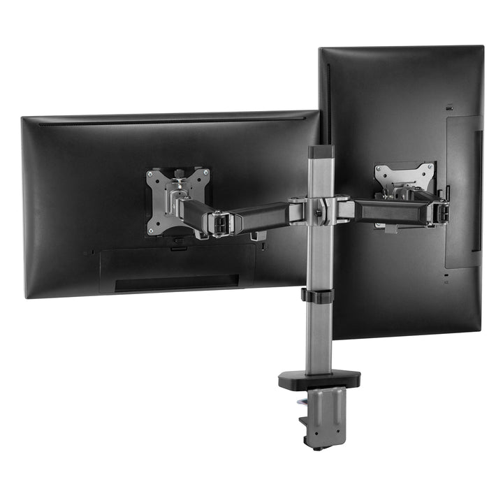 Ergo Office ER-449 Deluxe dubbele monitor scharnierende montage, 17"-32", max. 9kg