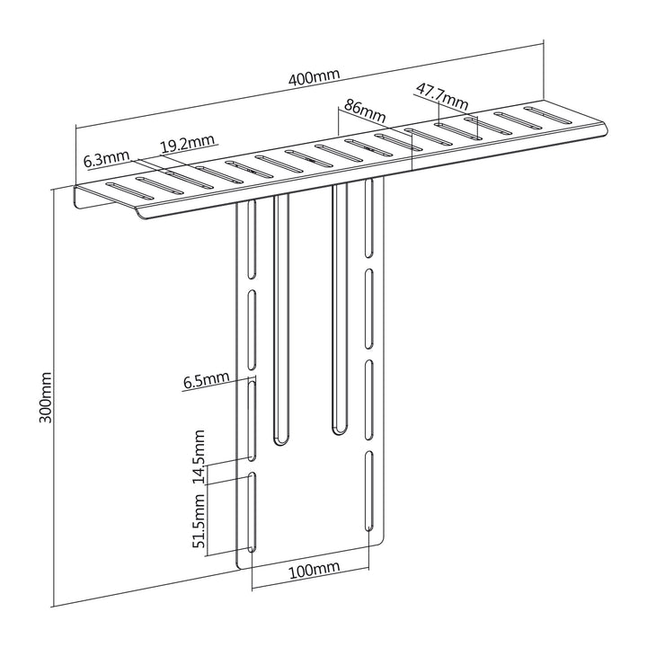 All-In-One NanoRS, YouTube, VESA 100x100, RS464 Camera/Illuminator mount/Shelf.